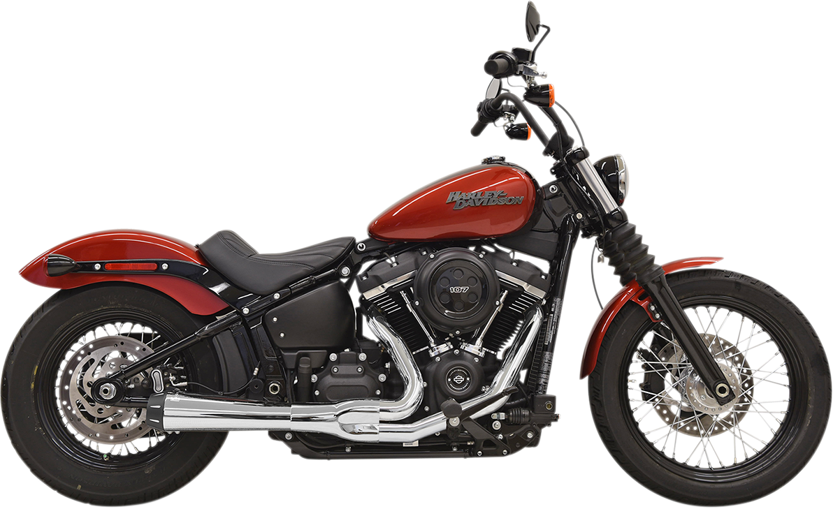 BASSANI XHAUST ROAD RAGE 2-INTO-1 SYSTEMS FOR HARLEY-DAVIDSON 2018 Chrome Road Rage 2-Into-1 Exhaust System