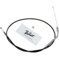 BLACK VINYL THROTTLE AND IDLE CABLES FOR HARLEY-DAVIDSON