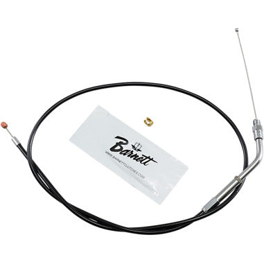 BLACK VINYL THROTTLE AND IDLE CABLES FOR HARLEY-DAVIDSON