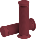 BILTWELL TPV GRIPS GRIPS KUNG-FU 1" OXBLOOD