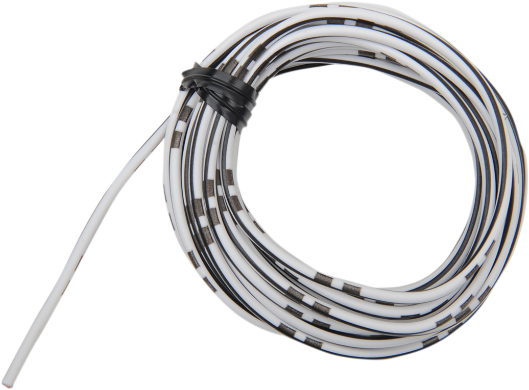 SHINDY COLORED WIRING WIRE OEM 14A 13' WHT/BLK