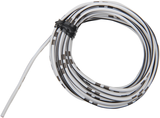 SHINDY COLORED WIRING WIRE OEM 14A 13' WHT/BLK