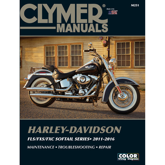 Clymer M251 Service Manual For Harley-Davidson Softail Twin Cam