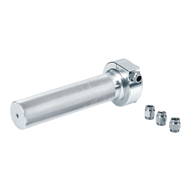 Biltwell, 7/8 (23mm) Whiskey Throttle Assembly Polished For Harley-Davidson