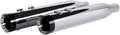 KHROME WERKS 4.50" HP-PLUS® SLIP-ON MUFFLERS FOR HARLEY-DAVIDSON 2017 - 2020 Chrome/Black Turbine Tip 4.50" HP-Plus Slip-On Mufflers