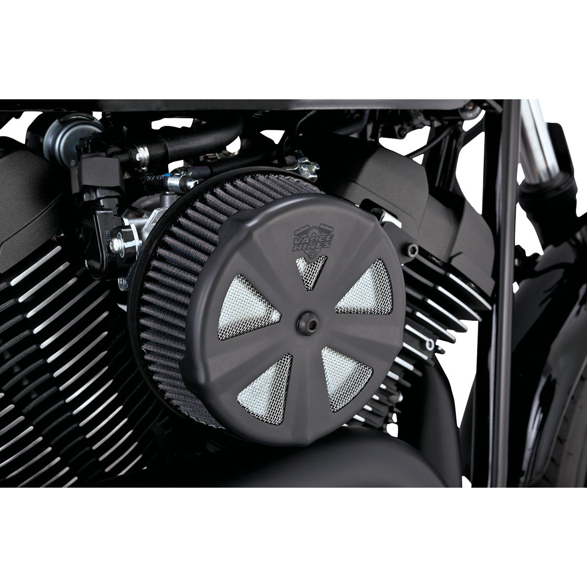 Tapa Filtro Aire Para Harley-Davidson Vance & Hines VO2 Air Cleaner Cover Black