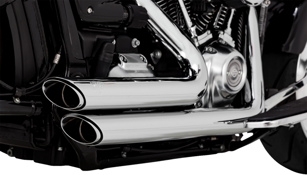 Sistema De Escape Escalonado Shortshots Cromado Para Harley Davidson