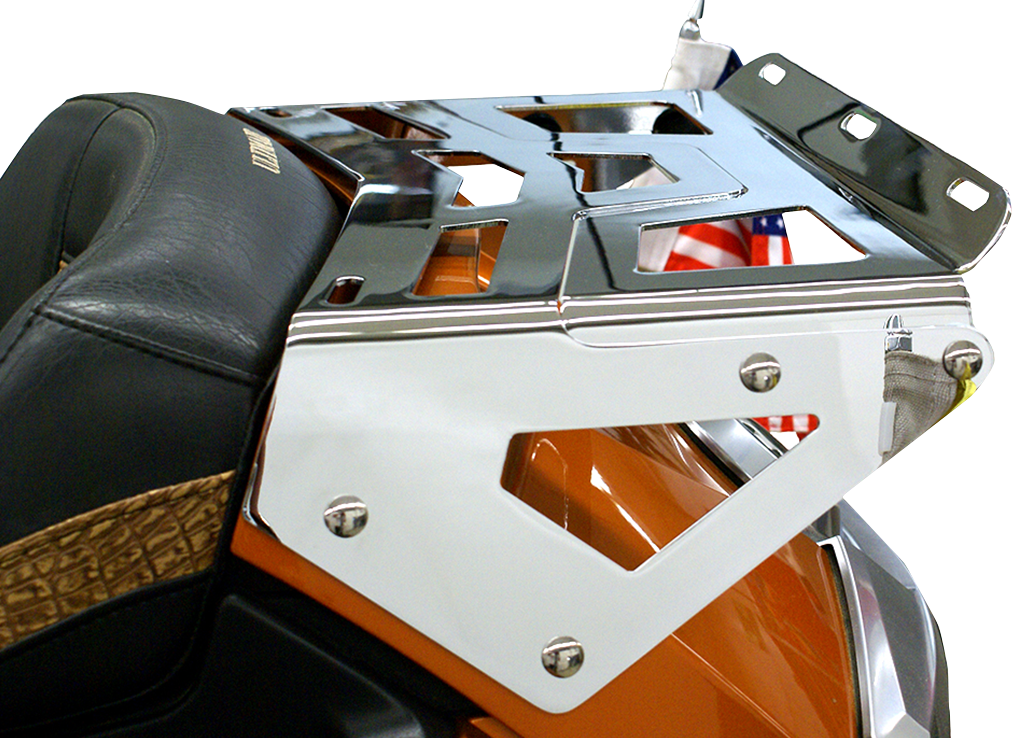 RIVCO PRODUCTS EXPANDABLE TRUNK MOUNTED LUGGAGE RACKS LUGGAGE RACK SPYDER CHR