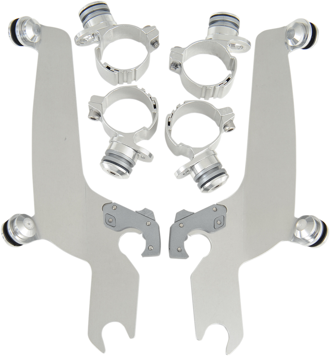 MEMPHIS SHADES METRIC NO-TOOL TRIGGER-LOCK MOUNT KITS FOR SPORTSHIELDS MNT KIT TL S/S YAM KAW