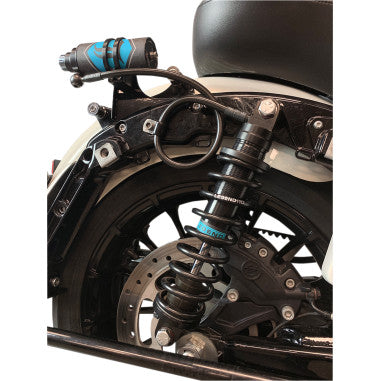 REVO ARC REMOTE RESERVOIR EXTERNAL MOUNTING BRACKETS FOR HARLEY-DAVIDSON