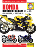 HAYNES MOTORCYCLE REPAIR MANUALS MANUAL HAY CBR929/954