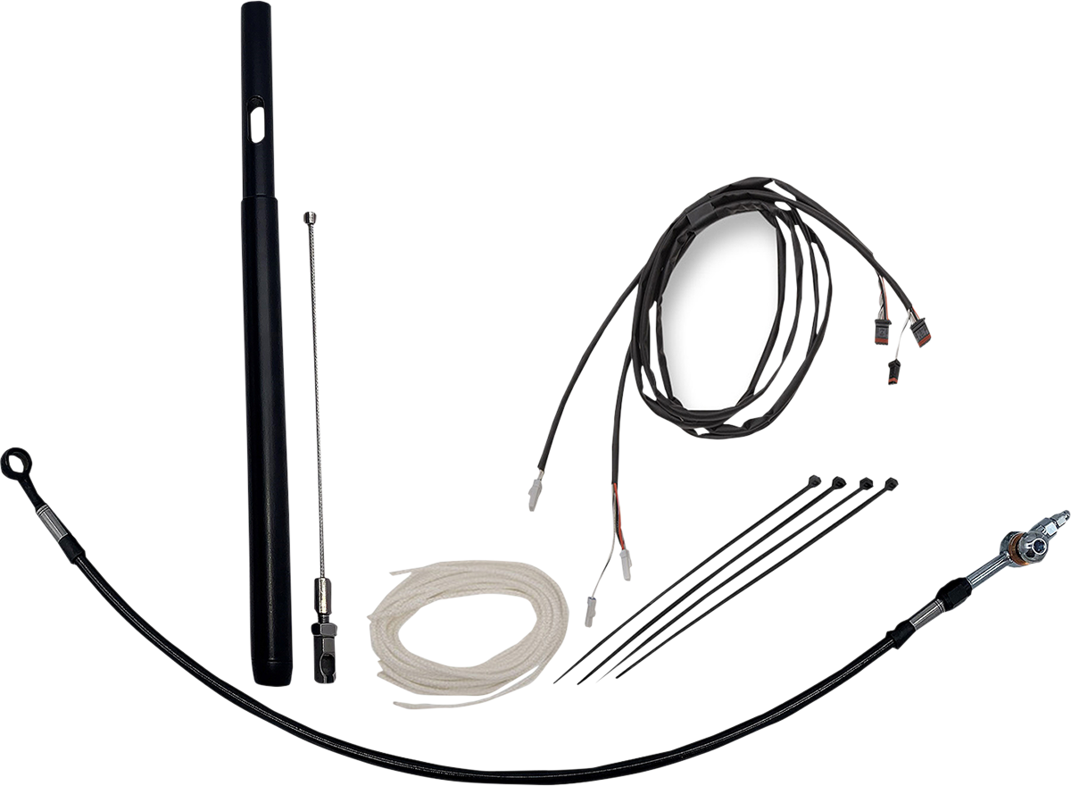 Cables Extendidos De Manillar 16" Para Harley-Davidson Touring