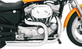 BASSANI XHAUST PRO-STREET SYSTEMS FOR HARLEY-DAVIDSON 2007 - 2013 Chrome Pro-Street System Heat Shields