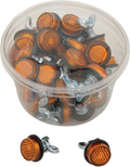 CHRIS PRODUCTS LICENSE PLATE REFLECTORS LIC PLT REFLECTR/AMB 40PK