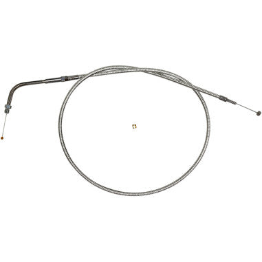 STERLING CHROMITE® II BRAIDED THROTTLE AND IDLE CABLES FOR S&S CARBS FOR HARLEY-DAVIDSON