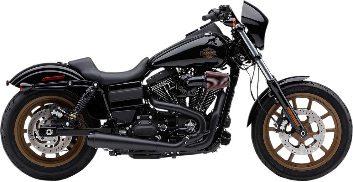 COBRA EL DIABLO 2-INTO-1 EXHAUST FOR HARLEY-DAVIDSON 2012 - 2017 Black El Diablo 2-Into-1 Exhaust System