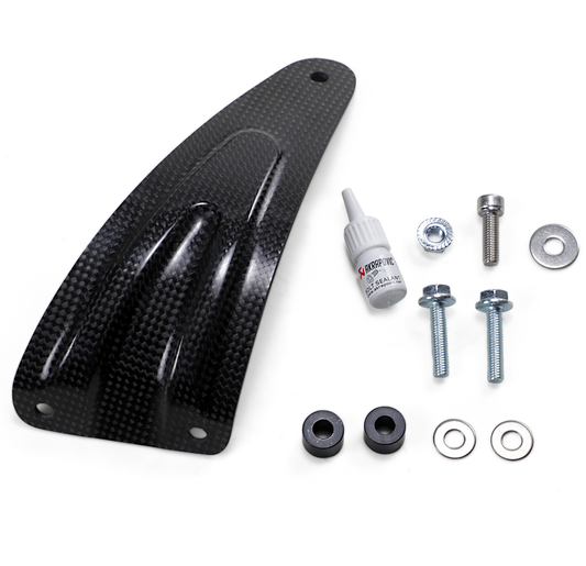 AKRAPOVIC SLIP-ON SERIES MUFFLERS BRACKET MUFFLER CF RSV4