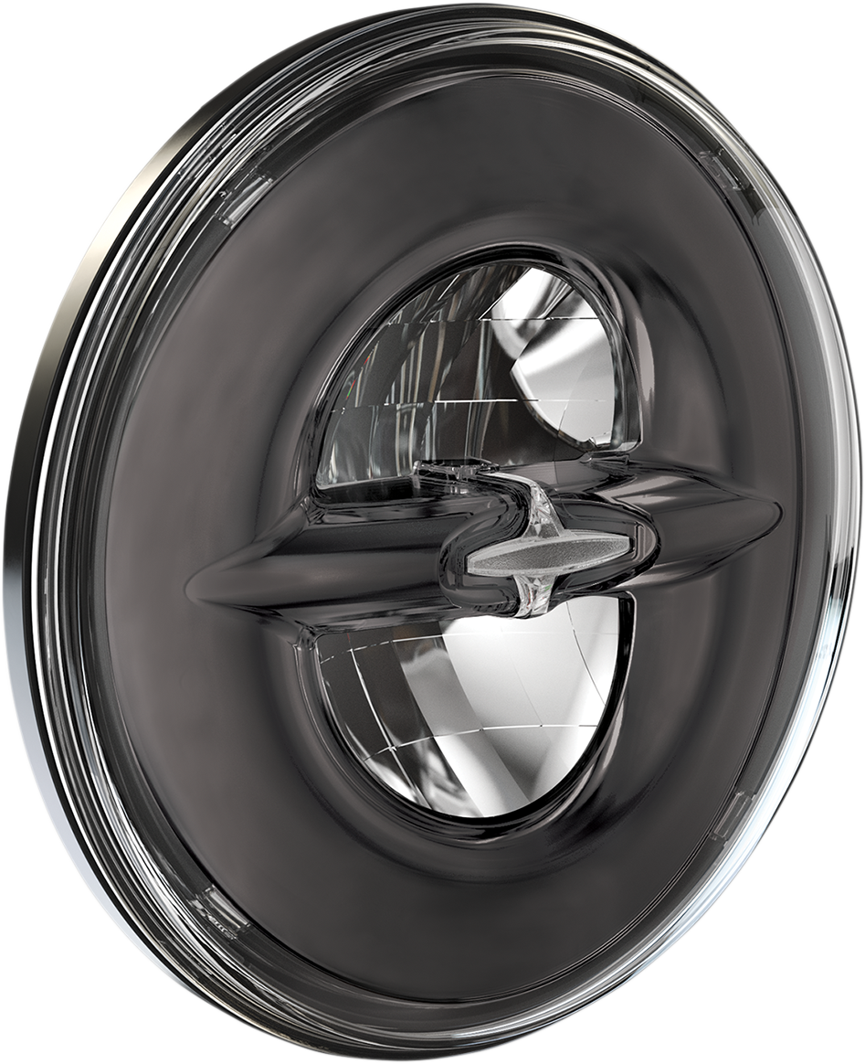 DRAG SPECIALTIES PREMIUM 7" REFLECTOR STYLE LED HEADLAMPS HEADLIGHT 7" LED REFL BK