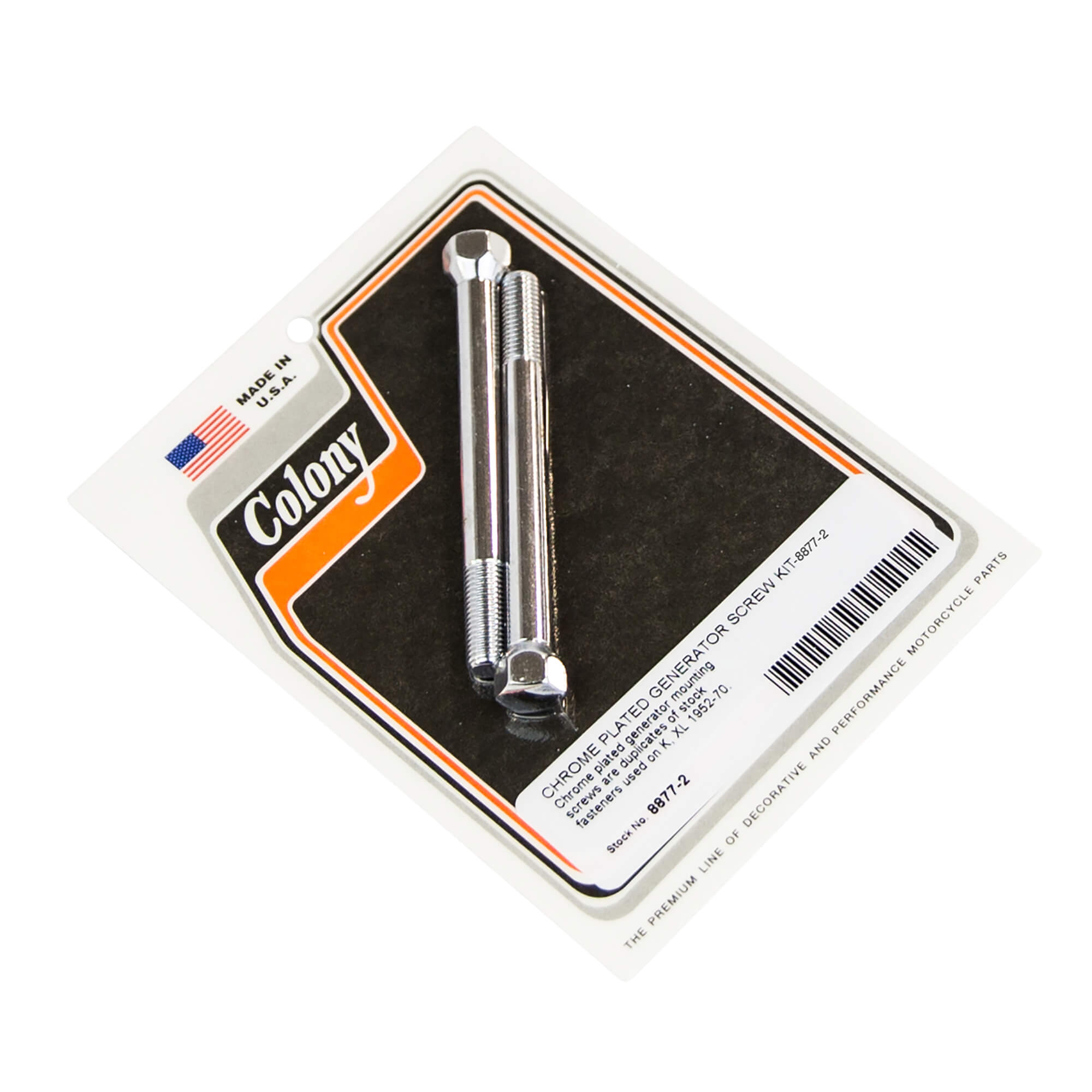 Generator Screw Set Chrome For Harley-Davidson Sportster 1952-1970