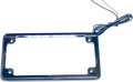 CUSTOM DYNAMICS RADIUS LED LICENSE PLATE FRAMES FRAME LP CHR W/ILLMNTN