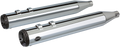 S&S CYCLE 4" GRAND NATIONAL SLIP-ON MUFFLERS FOR HARLEY-DAVIDSON 1995 - 2013 Chrome/Black 4" Grand National Slip-On Mufflers