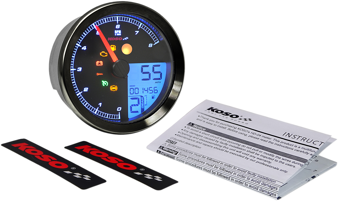 Kilometerzähler für Harley-Davidson 2004-2013 Multifunktions-Tachometer