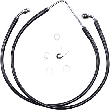 STANDARD LENGTH STAINLESS STEEL BRAKE LINE KITS FOR HARLEY-DAVIDSON