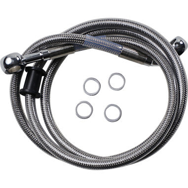 STANDARD LENGTH STAINLESS STEEL BRAKE LINE KITS FOR HARLEY-DAVIDSON
