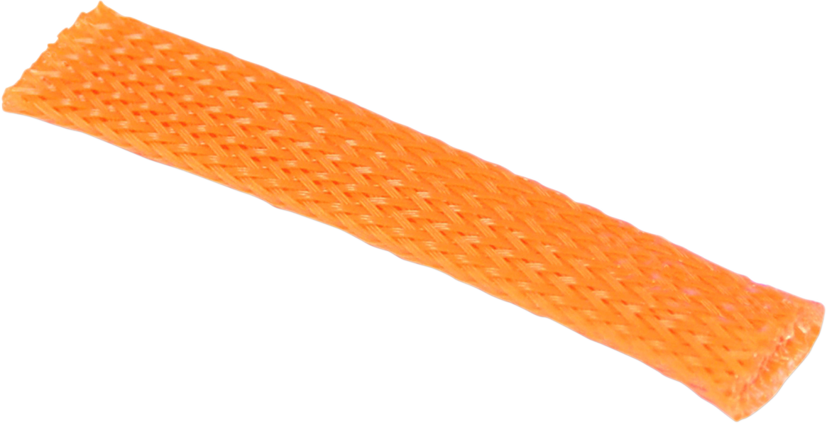 NAMZ BRAIDED FLEX SLEEVING SLEEVING BRAIDED ORNG 10'