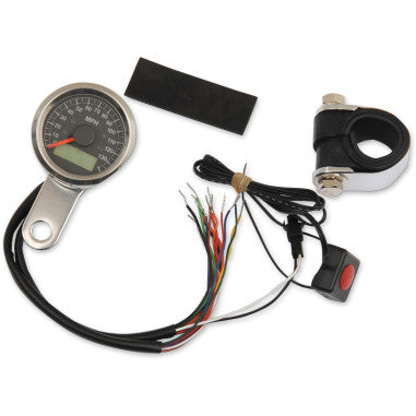 17/8" MINI PROGRAMMABLE ELECTRONIC SPEEDOMETERS WITH INDICATOR LIGHTS FOR HARLEY-DAVIDSON