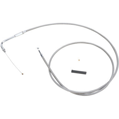 BRAIDED AND BLACK VINYL THROTTLE AND IDLE CABLES FOR HARLEY-DAVIDSON