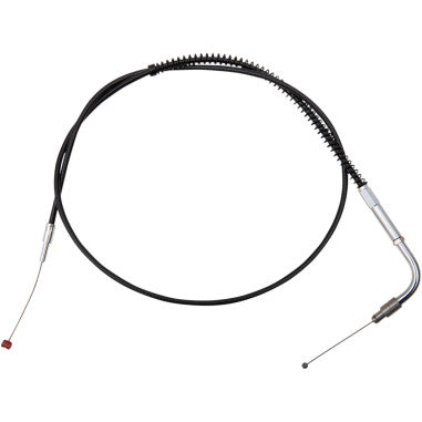 BLACK VINYL THROTTLE AND IDLE CABLES FOR HARLEY-DAVIDSON