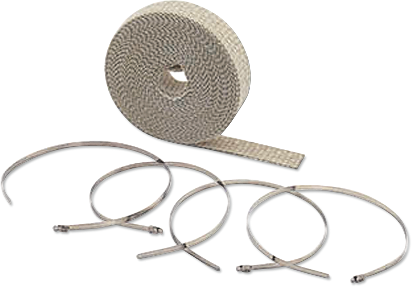ACCEL HIGH-TEMPERATURE EXHAUST WRAP KITS WRAP EXHAUST TAN 2"X25'