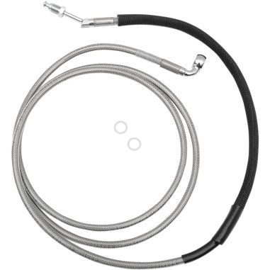 STAINLESS STEEL HYDRAULIC CLUTCH LINES FOR HARLEY-DAVIDSON