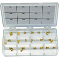 EBC A-BAX ENGINEERING MAIN JET ASSORTMENT FOR KEIHIN CV CARBURETORS FOR HARLEY-DAVIDSON High-precision brass carburetor jets

Jets are flow-calibrated for extremely accurate fuel flow rate

Kit includes two jets of the following sizes: 160, 165, 170, 175, 180, 185, 190, 195, 200, 205, 210 and 220

Replacement jets available in 2-pack

A-BAX ENGINEERING MAIN JET ASSORTMENT FOR KEIHIN CV CARBURETORS