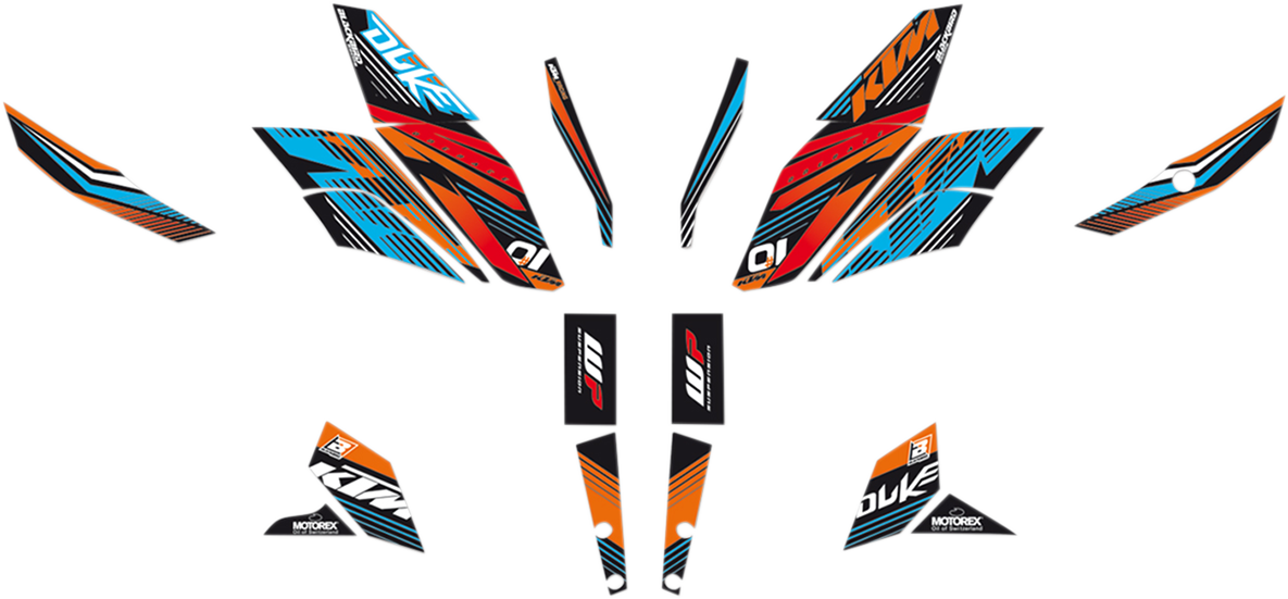 BLACKBIRD RACING ONE RACE GRAPHICS KIT GRAPHIC KTM DUKE 390