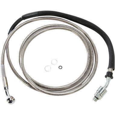 STAINLESS STEEL HYDRAULIC CLUTCH LINES FOR HARLEY-DAVIDSON