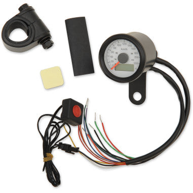 17/8" MINI PROGRAMMABLE ELECTRONIC SPEEDOMETERS WITH INDICATOR LIGHTS FOR HARLEY-DAVIDSON