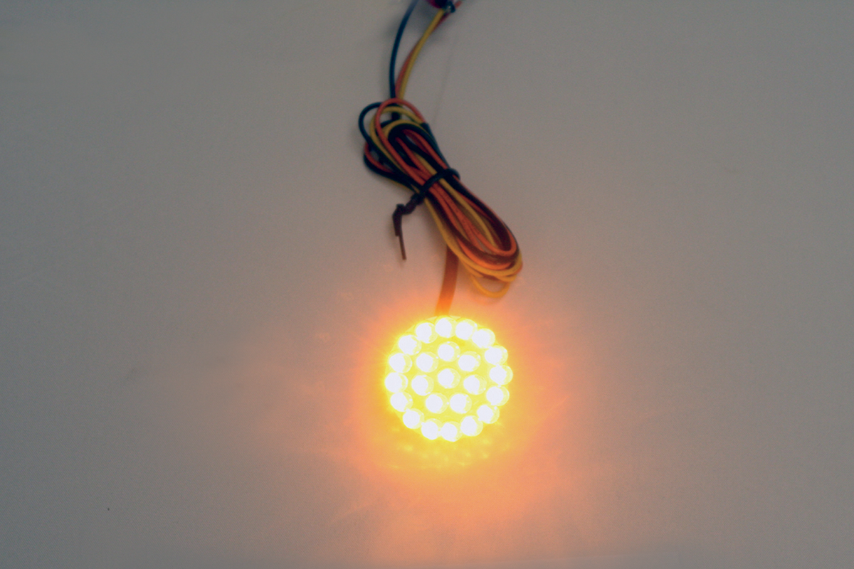 CUSTOM DYNAMICS UNIVERSAL LED CLUSTERS BULB LED CLSTR 1.25"AMB