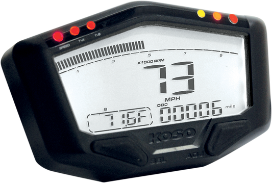 KOSO NORTH AMERICA DB-02R STREET/RACE SPEEDOMETER SPEEDO/TACH DB-02R