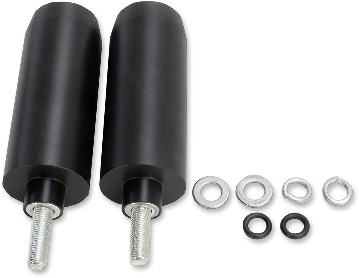POWERSTANDS RACING FRAME SLIDERS FRAME SLIDER SUZ BLK