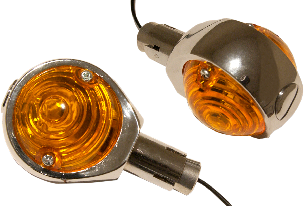 EMGO BAR END DECO LIGHTS TURN SIGNAL BAR END 1"