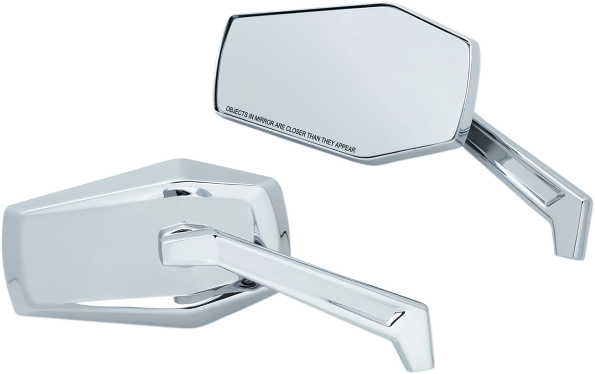 KURYAKYN HEX MIRRORS MIRROR HEX WIDE ANGLE CHR