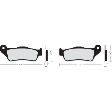 BRAKE PADS FOR HARLEY-DAVIDSON