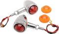 DRAG SPECIALTIES CUSTOM BULLET MARKER LIGHTS LIGHT,MINI-BULLET AMBR/RD