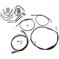 14" Ape Hanger Handlebar Cable Kit For Harley-Davidson Dyna Fat Bob 2008-2011