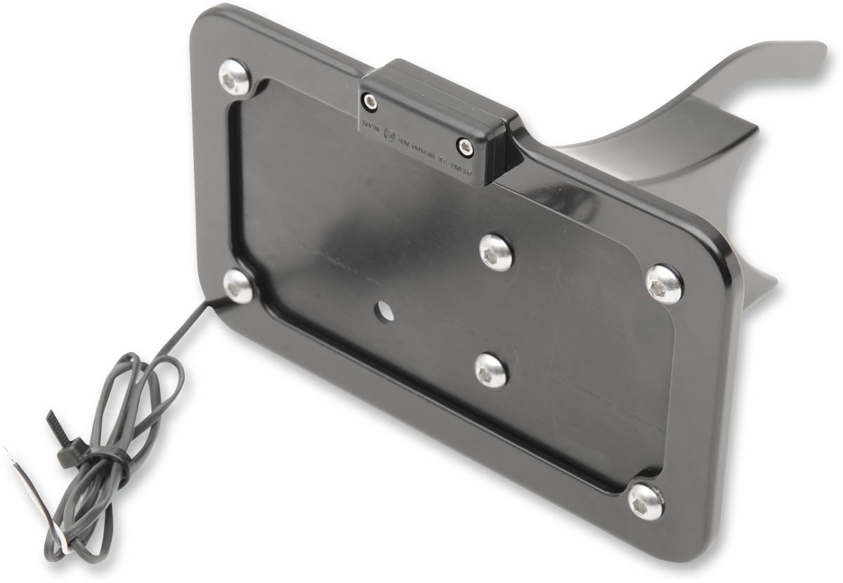 ACCUTRONIX SIDE-MOUNT LICENSE PLATES MOUNT LP HORZ/VRT HON BLK