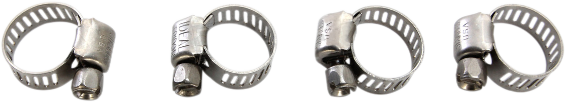 MOOSE RACING HARD-PARTS GEAR DRIVE HOSE CLAMPS CLAMP HOSE SS 8-22MM 4PK