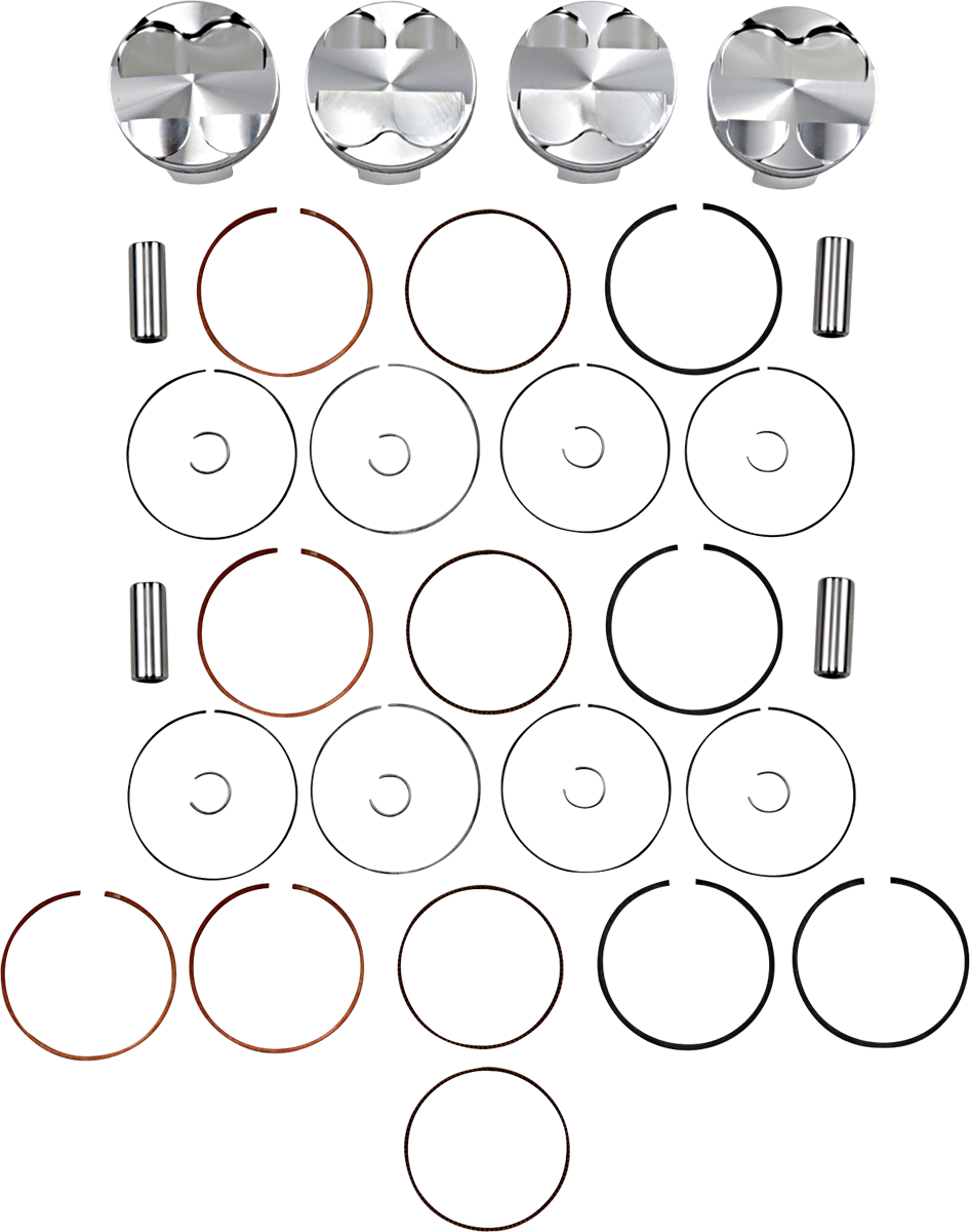 JE PISTONS PISTONS PSTN KT GSXR 1K 01-04 STD