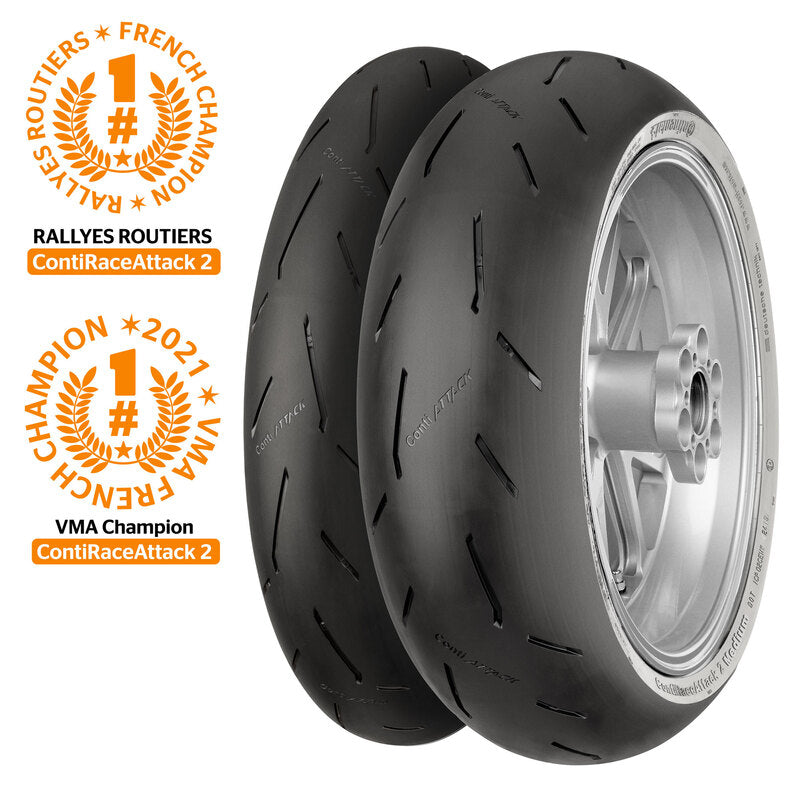 Neumático CONTINENTAL CONTIRACEATTACK 2 MED 120/70 ZR 17 M/C 58W TL CONTINENTAL 2446540000